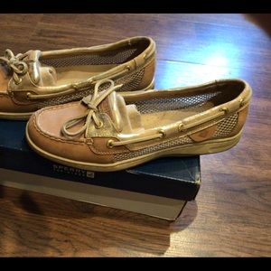 Sperry Angelfish Python Black/Gold